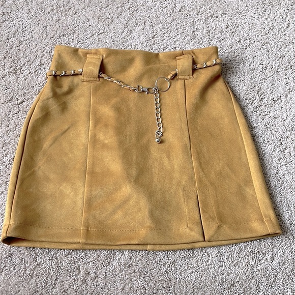 Dresses & Skirts - Faux suede skirt